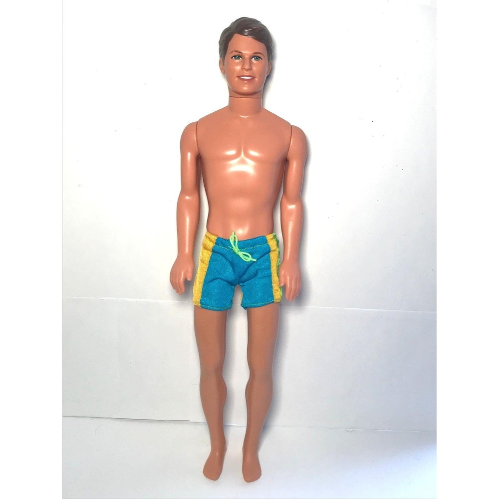 Mattel 2000 Surf City Barbie Ken Doll #28422 Original Swim Trunks
